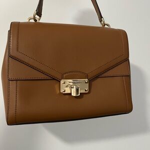 Michael Kors Tan Leather Satchel